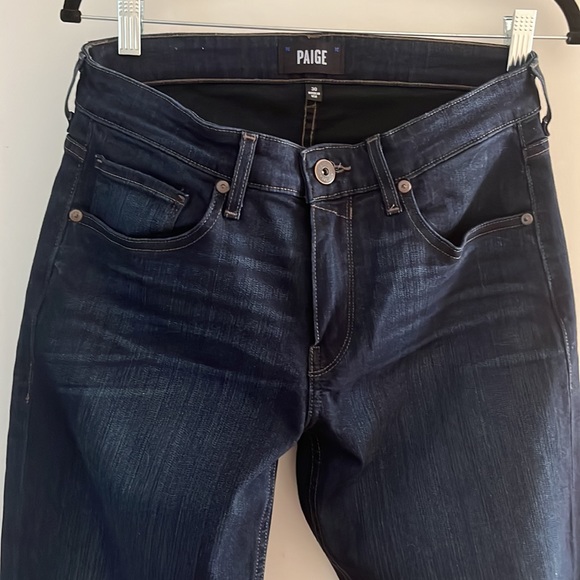 PAIGE dark wash  jeans LENNOX slim fit men size 30 - Picture 4 of 4